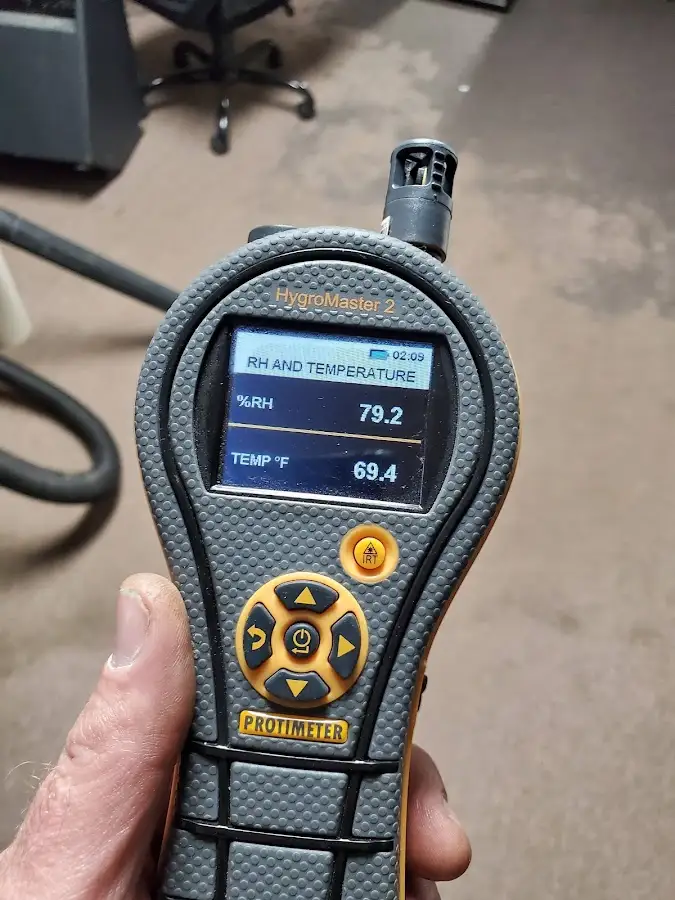 Moisture meter humidity assessment for Fire & Smoke Damage Restoration in Box Elder
