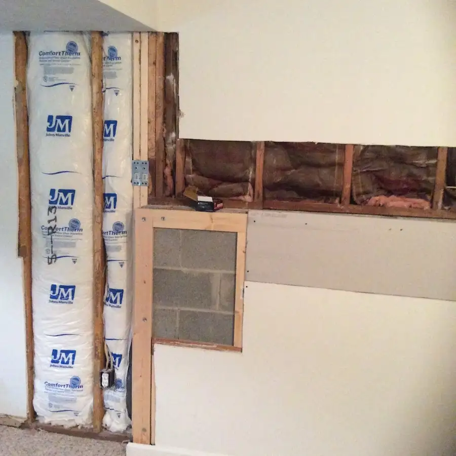 Wall insulation replacement during Odor Removal & Deodorization in Box Elder